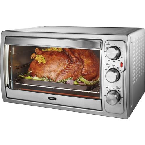 Oster Turbo Convection Toaster Oven - Brushed Stainless Steel - Bargainwizz