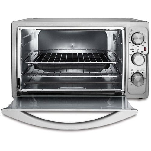 Oster Turbo Convection Toaster Oven - Brushed Stainless Steel - Bargainwizz