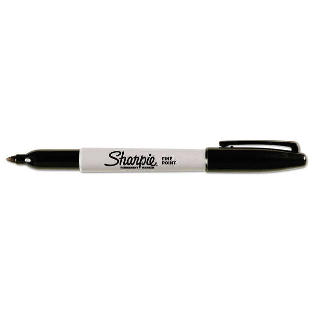 Sharpie Permanent Marker Fine Point - Black - Bargainwizz