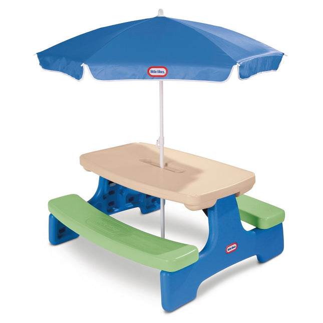 Little Tikes - Easy Store Picnic Table with Umbrella