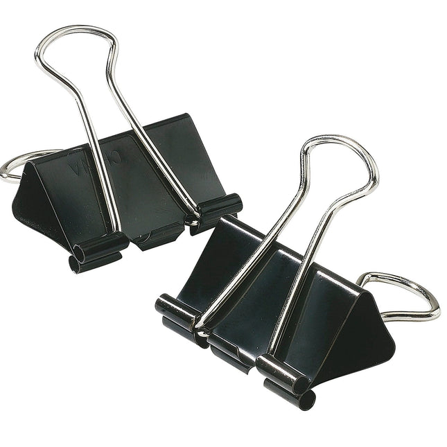 Heavy-Duty Black Binder Clips, Small, 144 ct - Bargainwizz