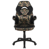 Swivel Gaming Chair with Flip-up Arms - Bargainwizz